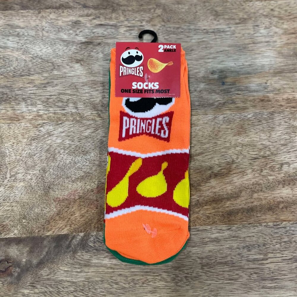 5/$20 NEW 2Pk Adult Pringles Novelty Socks